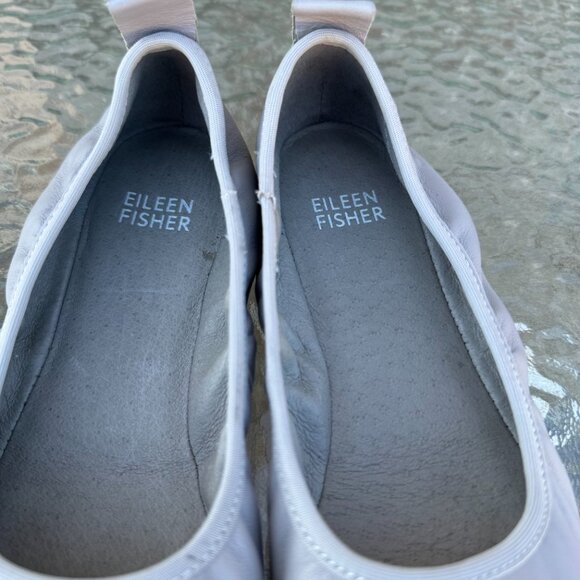 Eileen Fisher Notion Nappa Leather Ballet Flats - Picture 8 of 8